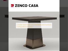 Programa de configuración de muebles de restaurantes de tiempo completo en hoteles de estilo chino