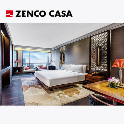 calidad  Chinese Style Hotel Bedroom Furniture Set Customizable Size And Color fábrica