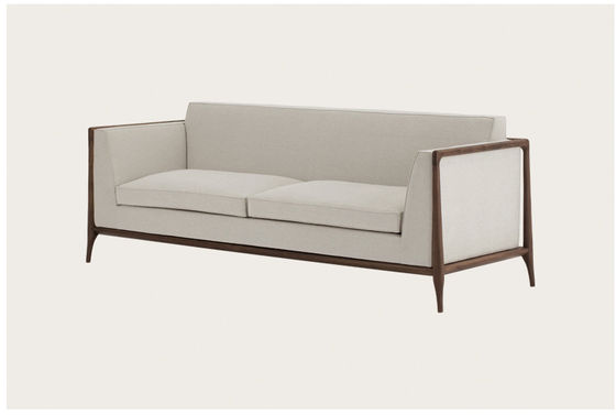 Sofá tapizado beige Sofa Anti Scratch de los muebles del pasillo del hotel de cinco estrellas