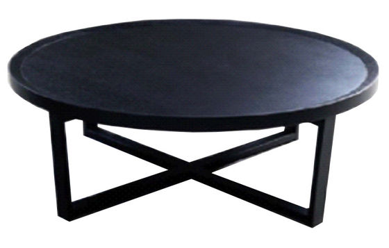 Mesa de centro moderna contemporánea negra 1000*600*450m m del estilo