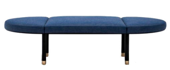 Banco elegante para el banco resistente del dormitorio del contemporáneo de la mancha el 120*38*42cm de la sala de estar
