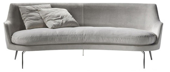 El arreglo para requisitos particulares 2 Seater acuesta a Sofa Oval Shaped Sectional Sofas ISO 14001