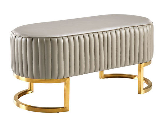 Banco moderno contemporáneo del extremo de la cama de los muebles modernos del estilo del ODM a prueba de herrumbre