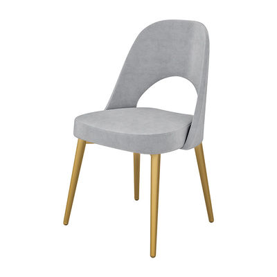 El comedor de la tela del ODM preside a Grey Upholstered Dining Chair ergonómico