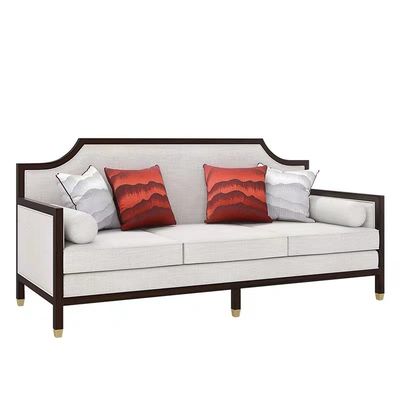 Sofa New Chinese Style Furniture tapizado de encargo ergonómico los 225*84*95cm