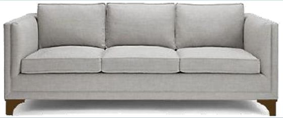 Grey Living Room Furniture elegante durable los 200*87*80cm Gray Sofa largo ISO 14001