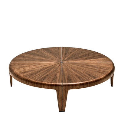 ODM moderno del OEM de las mesas de centro del estilo de madera de ronda de 1100*600*450m m