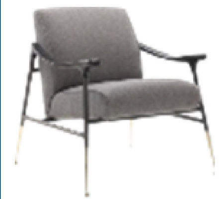 La abrasión impermeabiliza los nuevos muebles del estilo chino tapizó a Grey Fabric Arm Chair 618*785*860m m