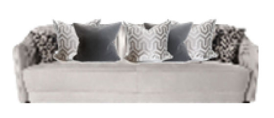 Sofá cómodo comercial 4 cómodos Seater Sofa Scratch Proof del terciopelo