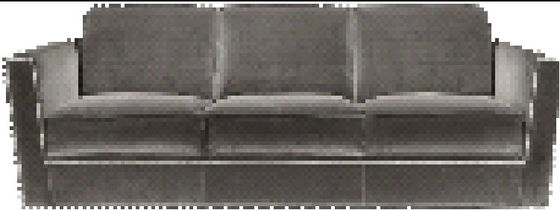 Sofás del ISO 18001 y muebles de gama alta el 180*80*82cm del pasillo del hotel de Loveseats