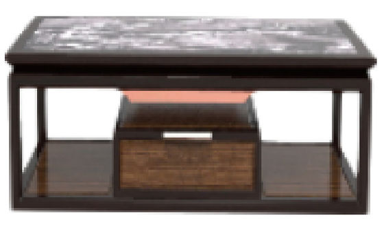 Mesa de café de 5 estrellas estilo moderno para muebles de dormitorio de hotel en el conjunto de muebles comerciales