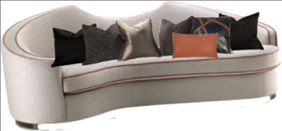 Sitio los 230*98*90cm de Sofa Comfortable Sofa For Living del estilo del hotel del ODM del OEM