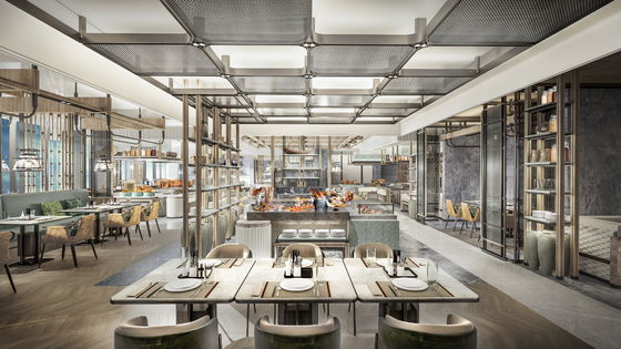 Muebles de comedor de grandes hoteles con estética moderna 30 pulgadas de altura de la mesa