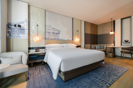 Dimensiones del producto 86 X 64 X 48 pulgadas Muebles de dormitorio de hotel 2 mesas de noche