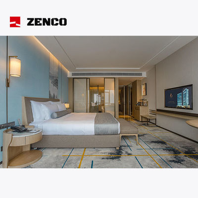 Muebles de dormitorio de hotel hechos de madera de ceniza maciza, tamaño personalizable