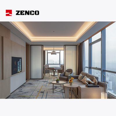 Muebles de dormitorio de hotel hechos de madera de ceniza maciza, tamaño personalizable