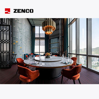 El conjunto de muebles del hotel incluye mesa de comedor eléctrica con sillas de comedor