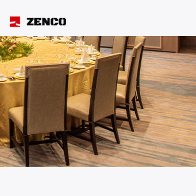 Set de muebles de hoteles y restaurantes de madera de ceniza sólida con mesa de comedor eléctrica