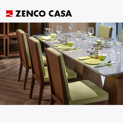 Mesa de comedor cuadrada y sillas para uso en el hotel, restaurante y hogar