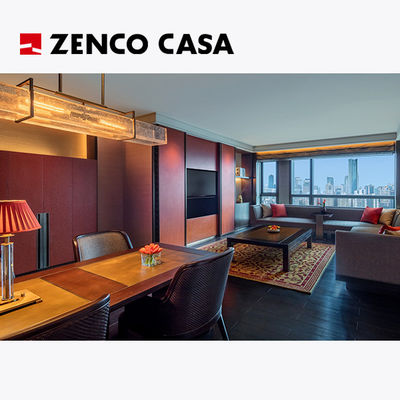 Muebles de dormitorio de hotel de estilo chino de tamaño y color personalizables