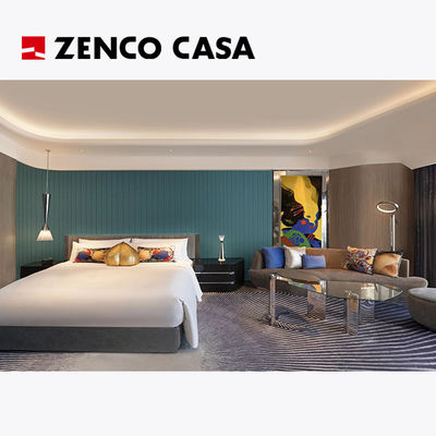 Muebles de habitación de hotel de estilo lujoso ligero, pueden ser personalizados