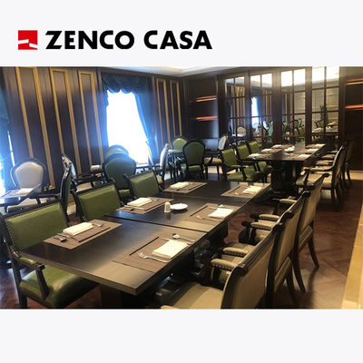 Muebles de hoteles y restaurantes elementos antiguos de madera maciza mesa de comedor y sillas