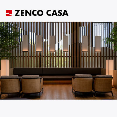 Muebles de hotel de ocio fijo para varias personas Sofá de rattan Elements Silla de salón de estilo moderno Mesa de café