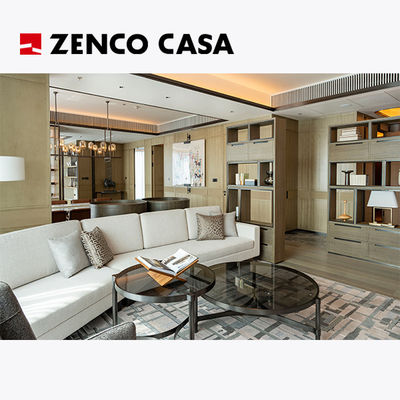 Muebles de salón del hotel incluyen sofá de salón y mesa de café tamaño 3600*900*780