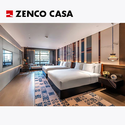 Características étnicas Set de muebles de dormitorio de hotel, incluida la cama doble