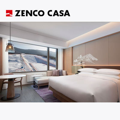 Muebles de dormitorio de estilo moderno de hotel estándar King tamaño 1800*2000*320mm