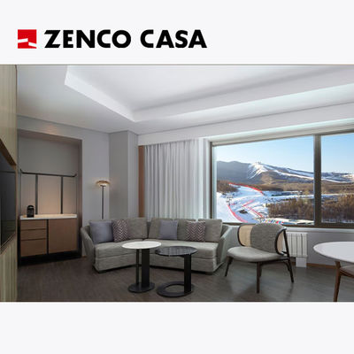 Muebles de dormitorio de estilo moderno de hotel estándar King tamaño 1800*2000*320mm