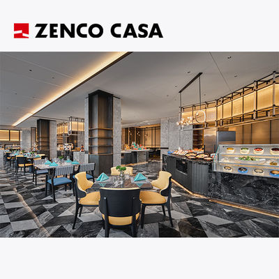 Conjunto de mesa de comedor contemporáneo para hoteles de lujo Muebles de restaurante
