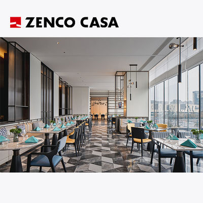 Conjunto de mesa de comedor contemporáneo para hoteles de lujo Muebles de restaurante