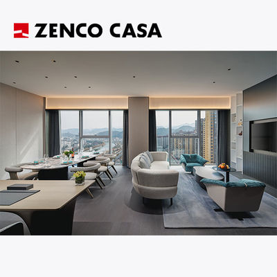Muebles modernos de suites de hotel con escritorio lineal personalizado
