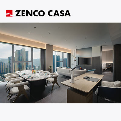 Muebles modernos de suites de hotel con escritorio lineal personalizado