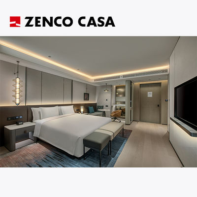 Muebles de dormitorio de hotel Conjuntos personalizados para personas de negocios con caja de camas 1830*2030*300mm