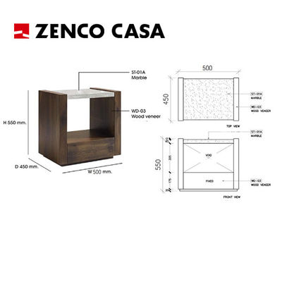 Proyecto de personalización de muebles de habitaciones de hoteles de cinco estrellas de estilo moderno y colorido
