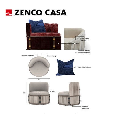 Proyecto de personalización de muebles de habitaciones dobles de hoteles de cinco estrellas con un estilo distintivo